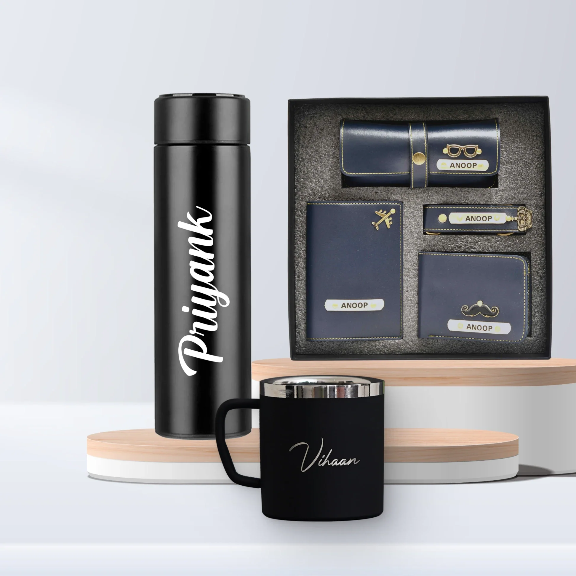 Customized Bottle And Mug Combo Set, Diwali Gift