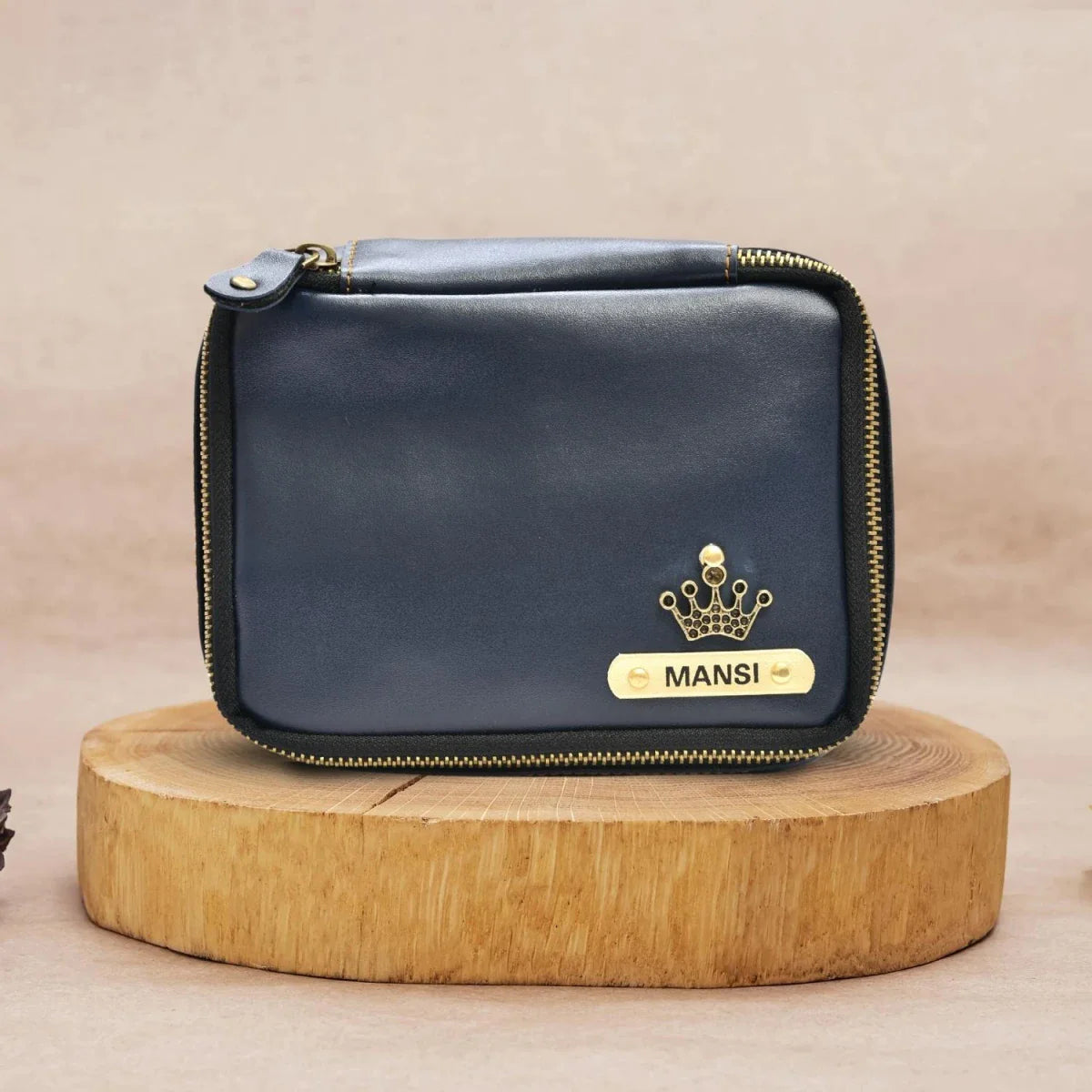 Customized Royal Blue Mini Makeup Kit Bag Online Shopping