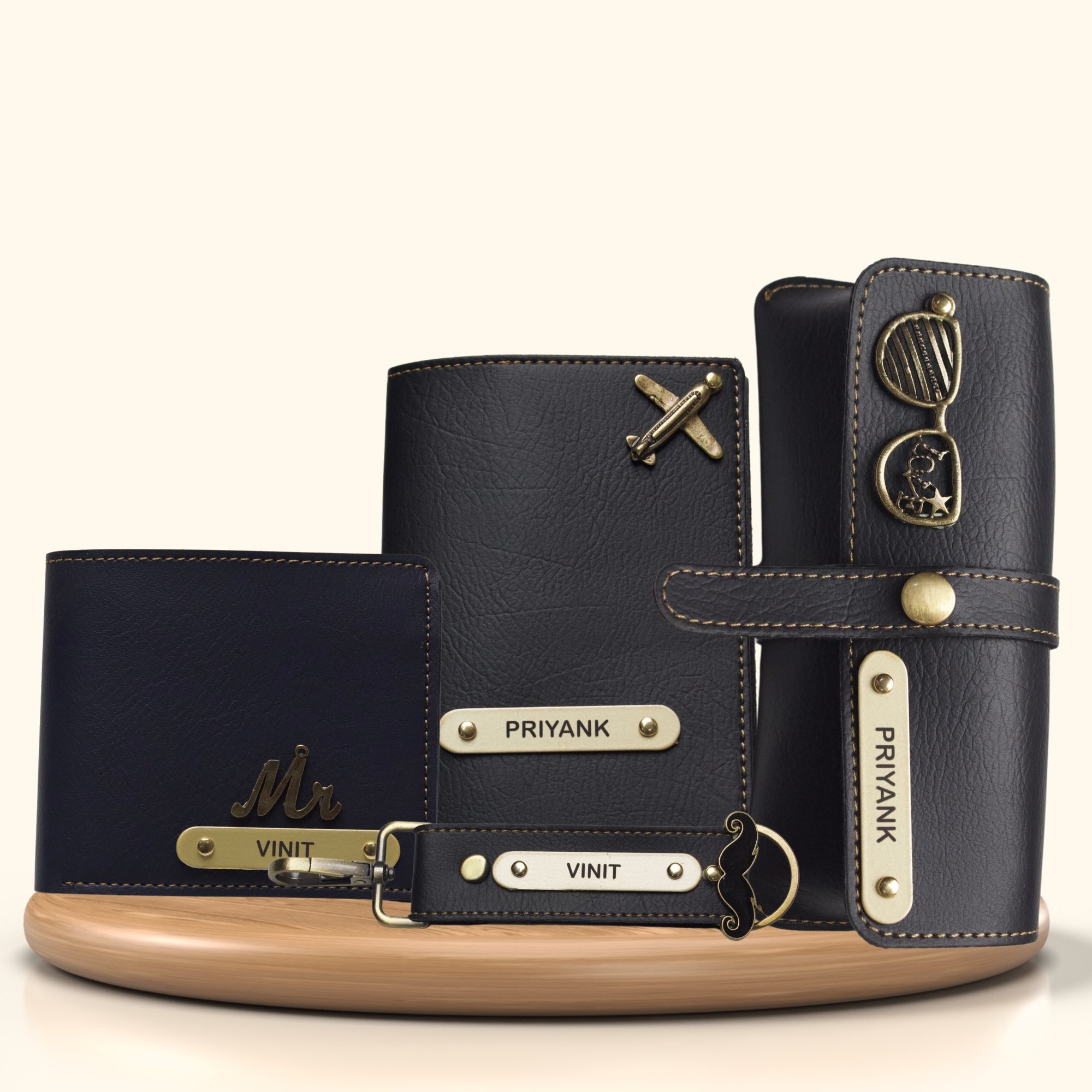 Personalised 4pcs Men's Combo - Black | Your Gift Studio