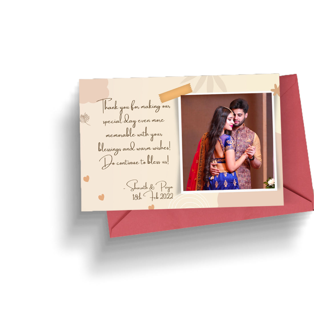 Add Personal Note with Polaroid Photo