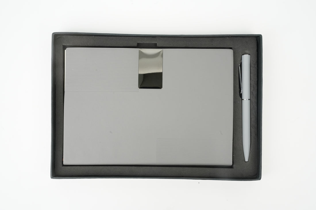 Nexon Diary+ Classic Metal Pen-Grey