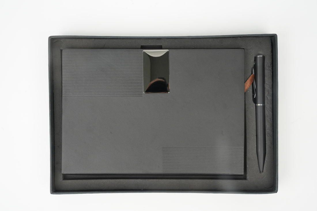 Nexon Diary+ Classic Metal Pen-Black