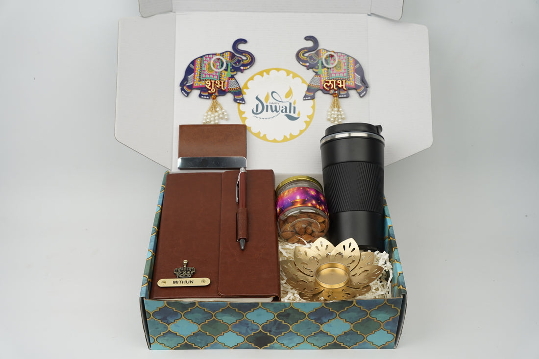 "Personalized Diwali Gift Hamper 7.0-Brown