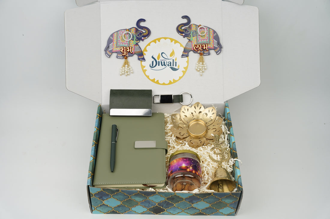 "Personalized Diwali Gift Hamper 11.0-GREEN