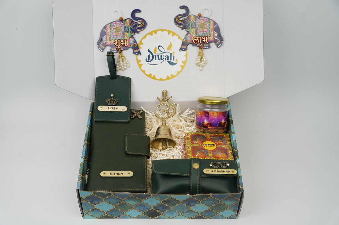 "Personalized Diwali Gift Hamper 9.0-GREEN