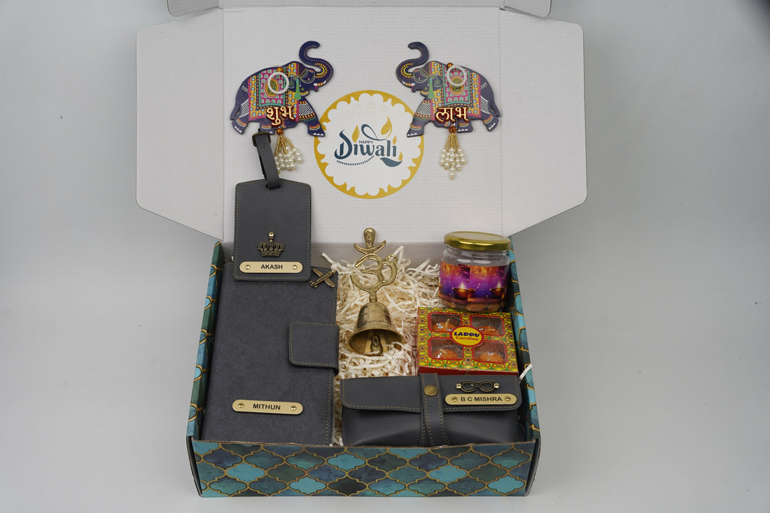 "Personalized Diwali Gift Hamper 9.0-GREY
