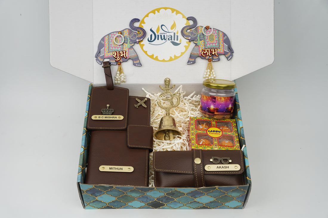 "Personalized Diwali Gift Hamper 9.0-BROWN
