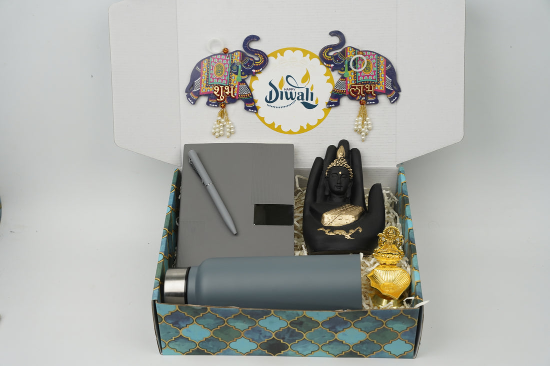 "Personalized Diwali Gift Hamper 5.0-Grey