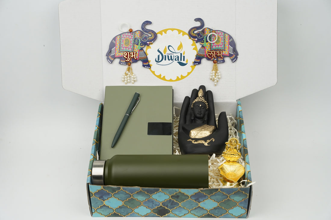 "Personalized Diwali Gift Hamper 5.0-Green