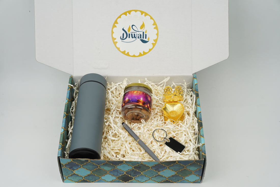 "Personalized Diwali Gift Hamper 6.0-Grey