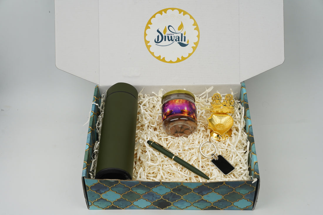 "Personalized Diwali Gift Hamper 6.0-Green