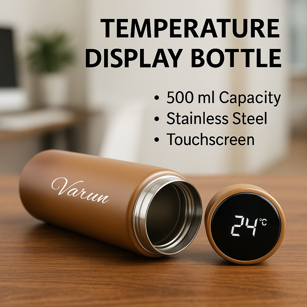 Personalized Temperature Bottle-Lotus Biscoff