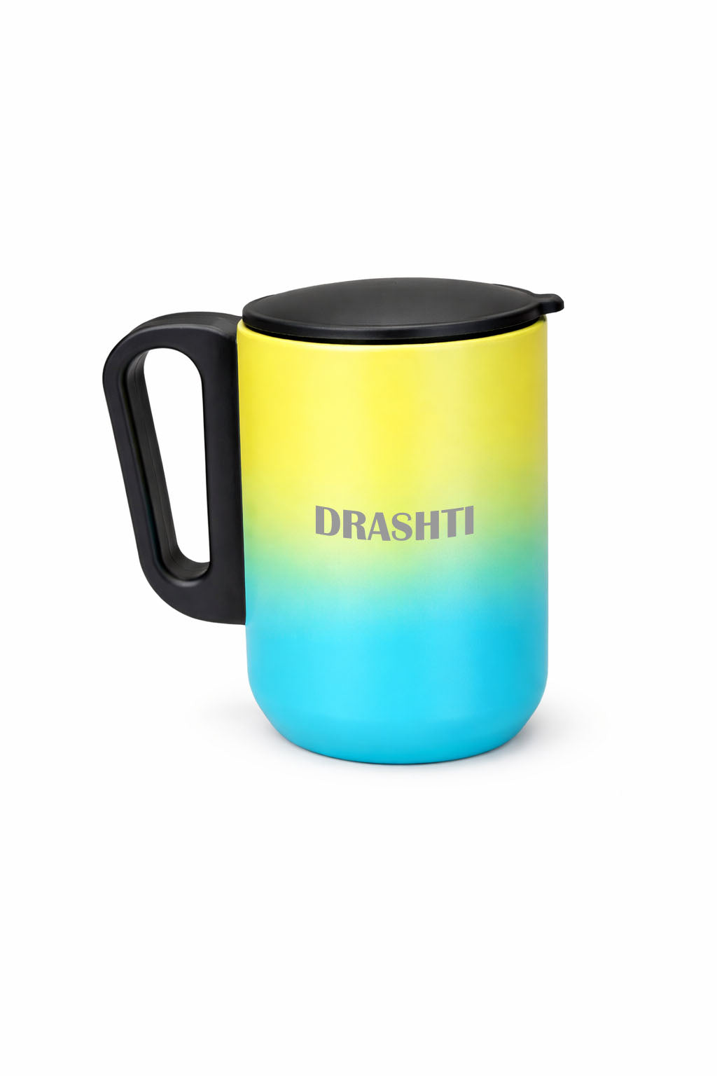 Lime Aqua-Stainless Steel Mug with Handle