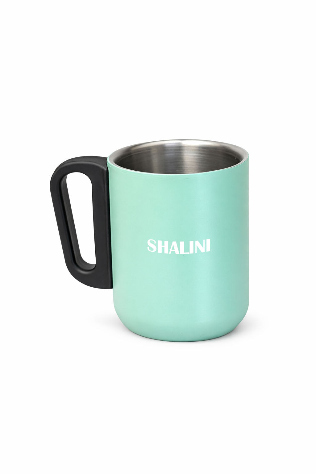 Mint Green-Stainless Steel Mug with Handle