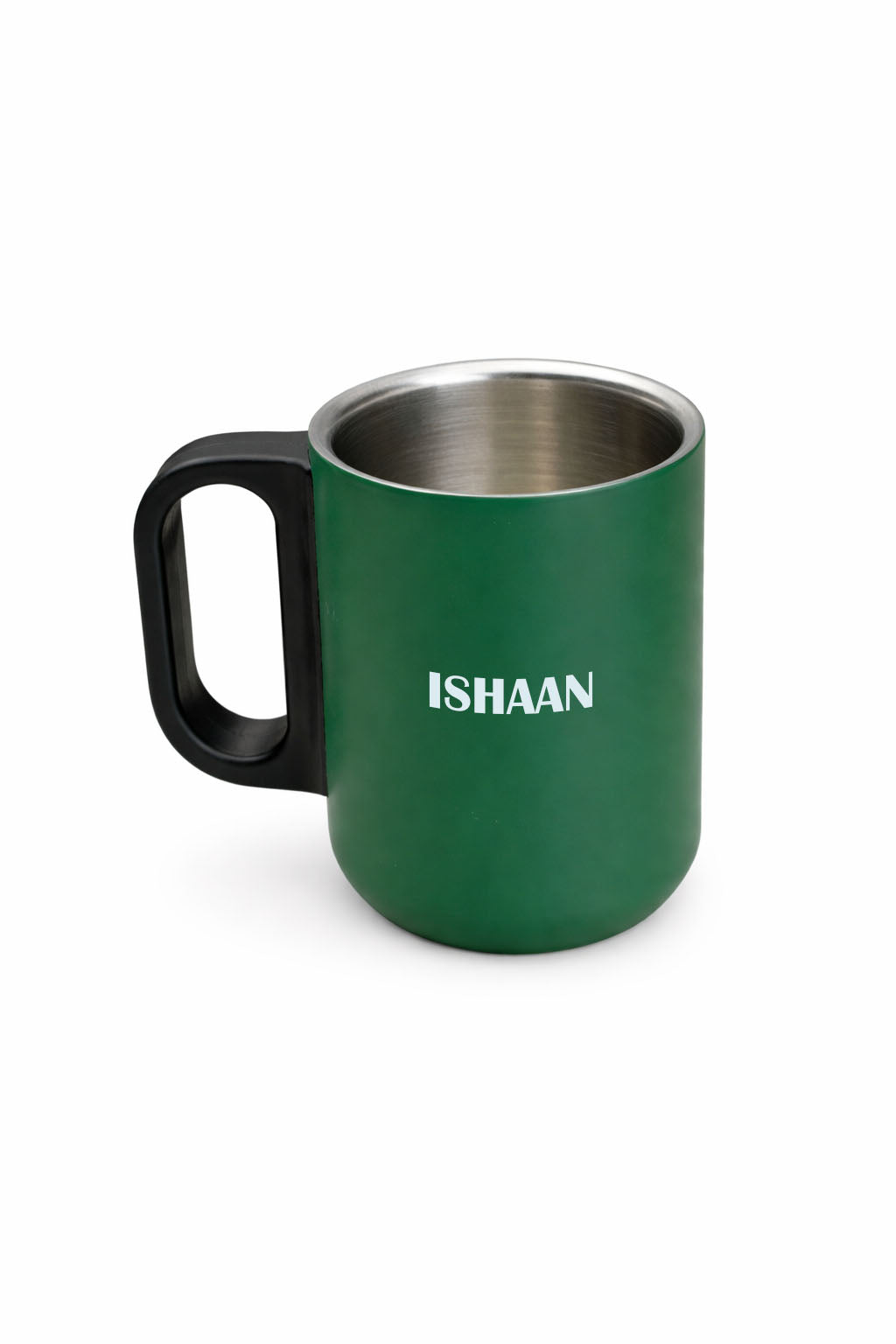 Forest Green-Stainless Steel Mug with Handle