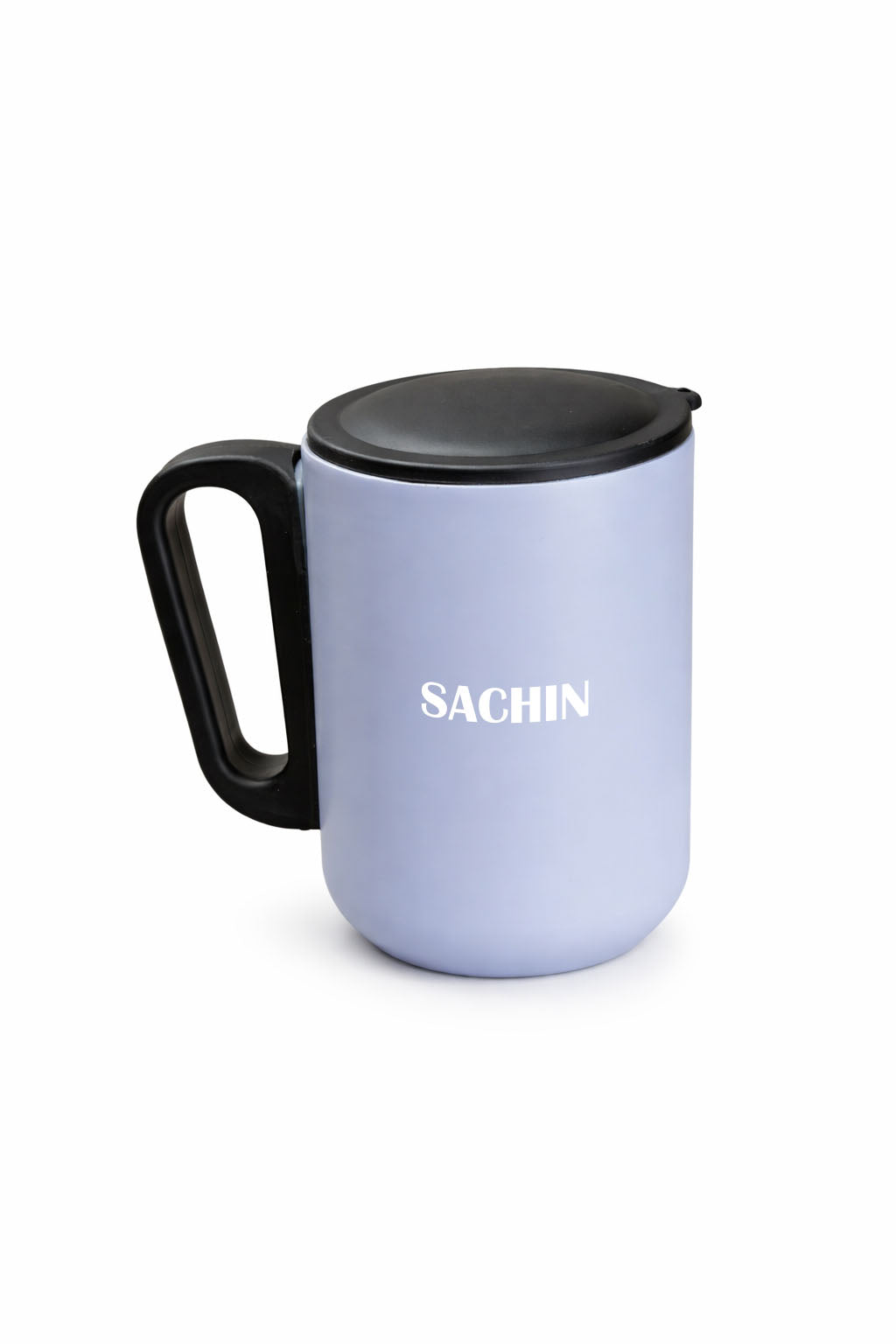 Lavender Grey-Stainless Steel Mug with Handle