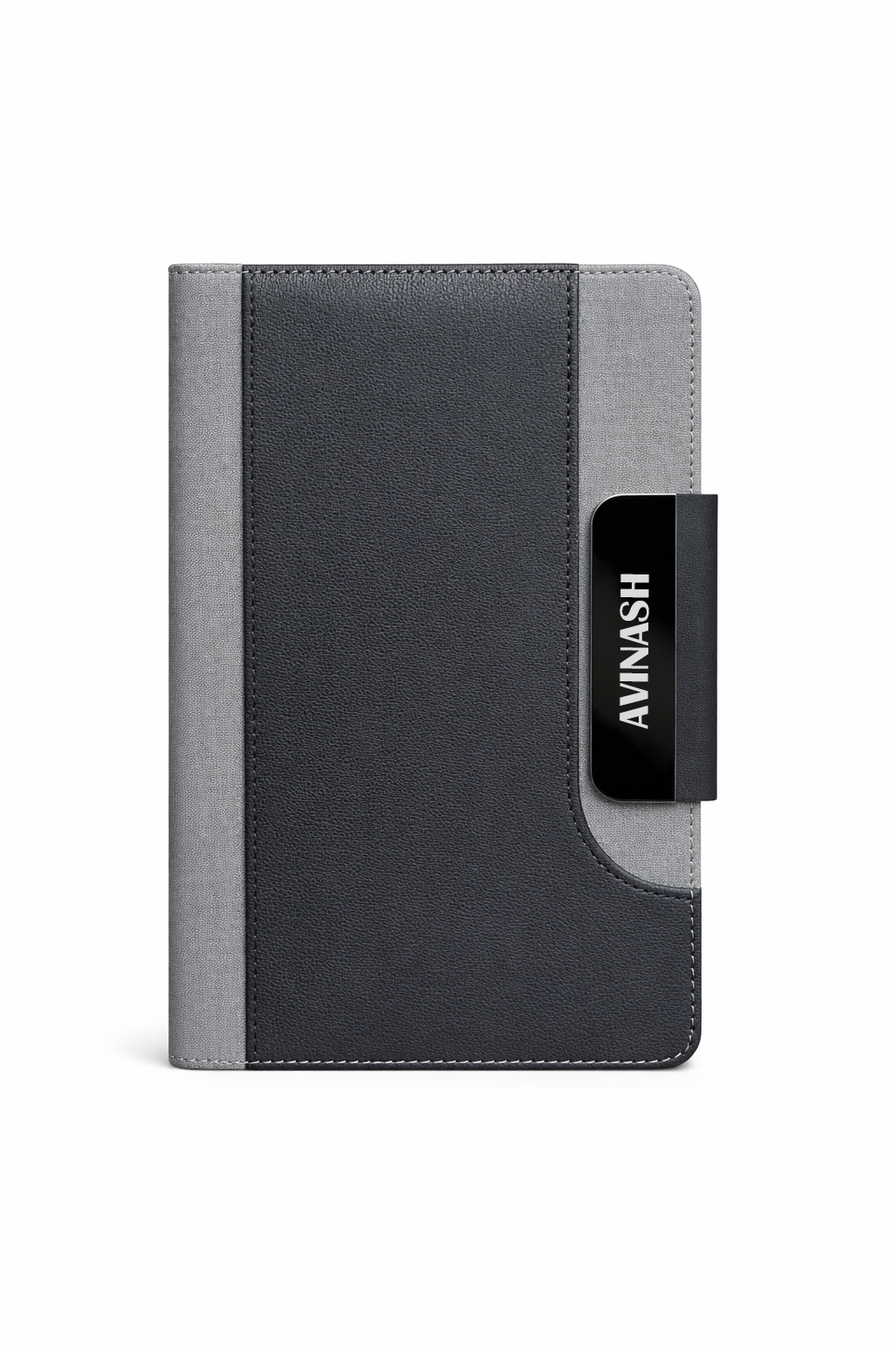 TITAN EDGE DIARY-GRAPHITE GRY A8-BLACK
