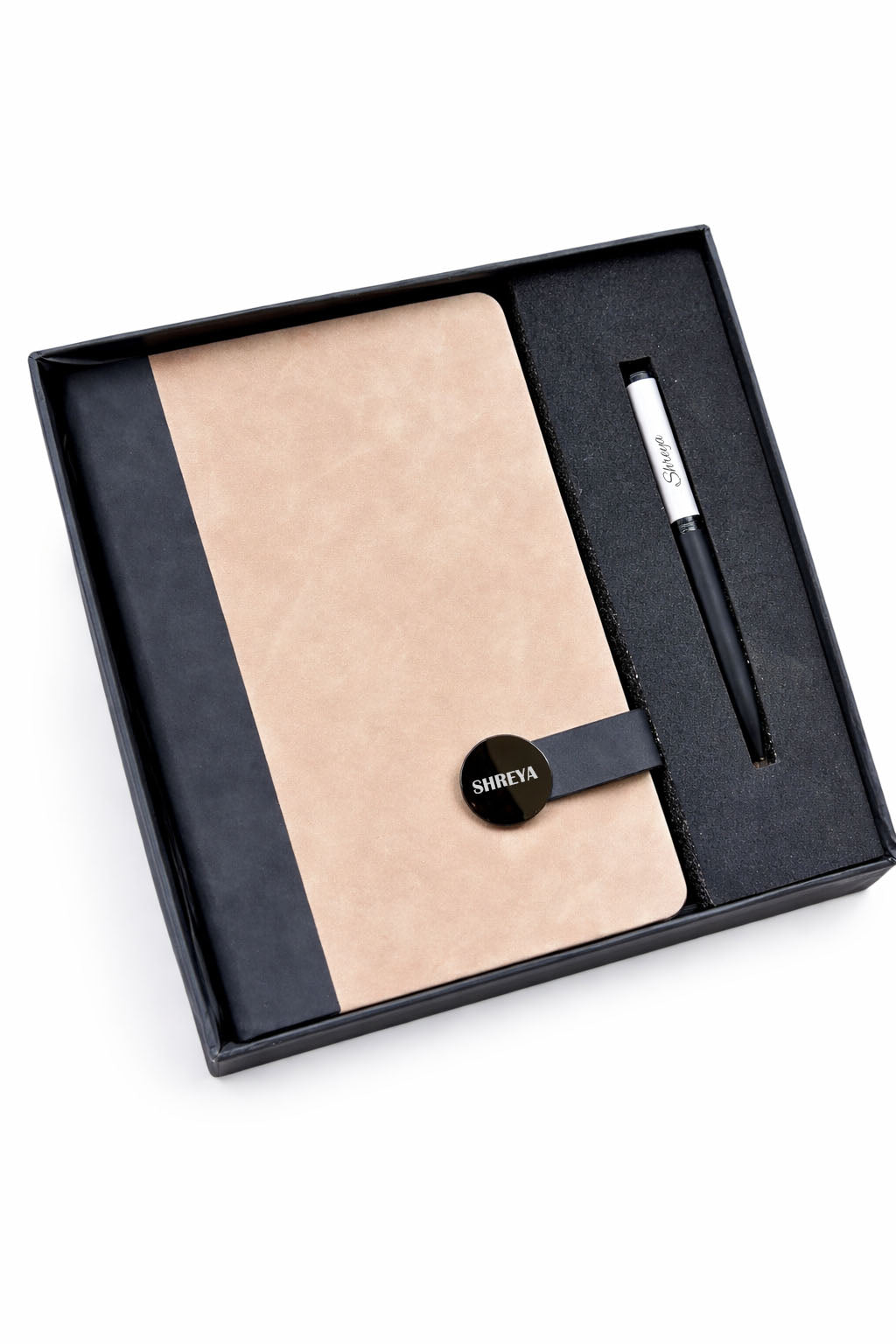 Customized Executive Slate journal Diary +Classic Metal Pen-GI28