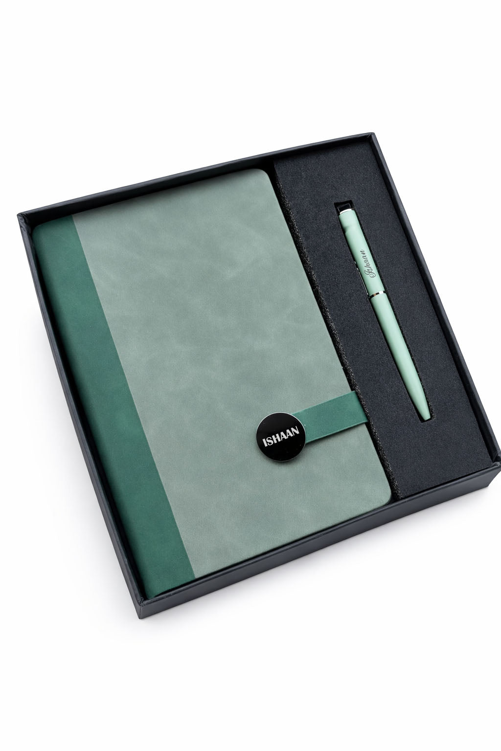 Customized Executive Slate journal Diary +Classic Metal Pen-GI26
