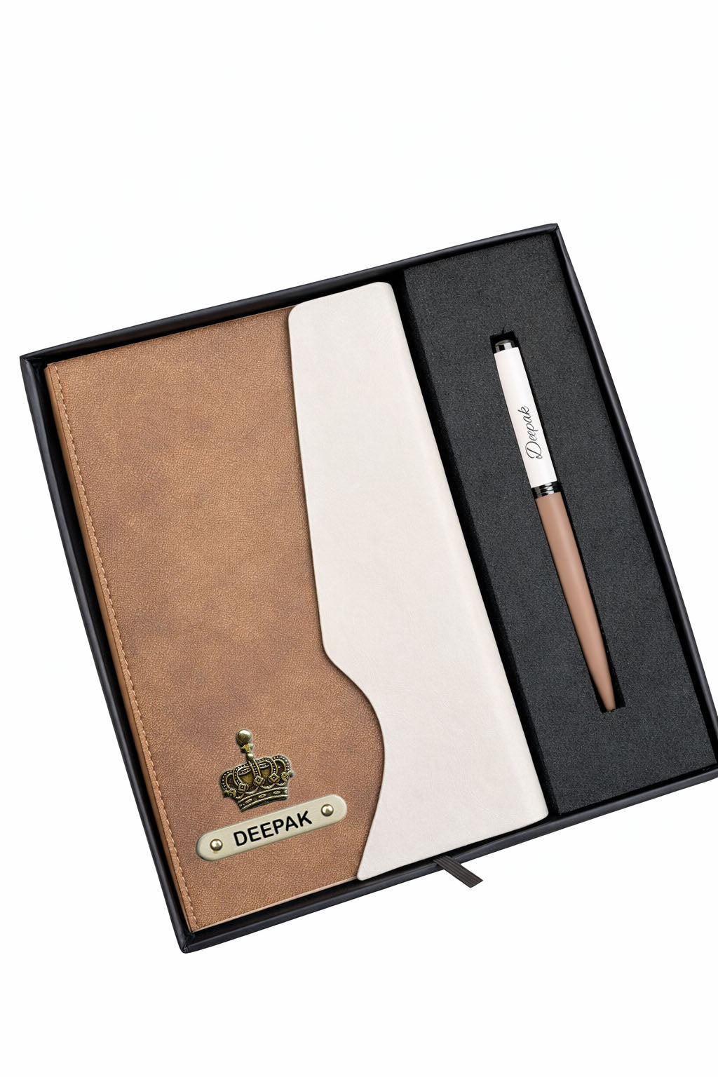 Customized Urban Eath Diary+Classic Metal Pen-A4- Beige