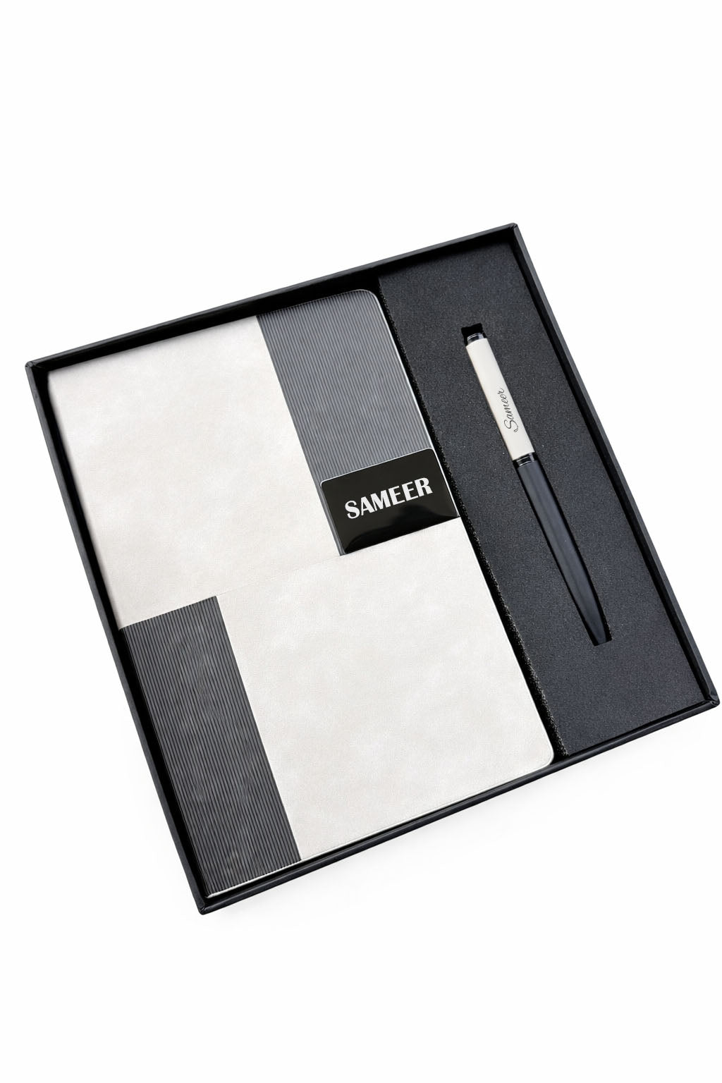 Customized Vetrex Pro Diary +Classic Dual Shade Pen-AS-Grey