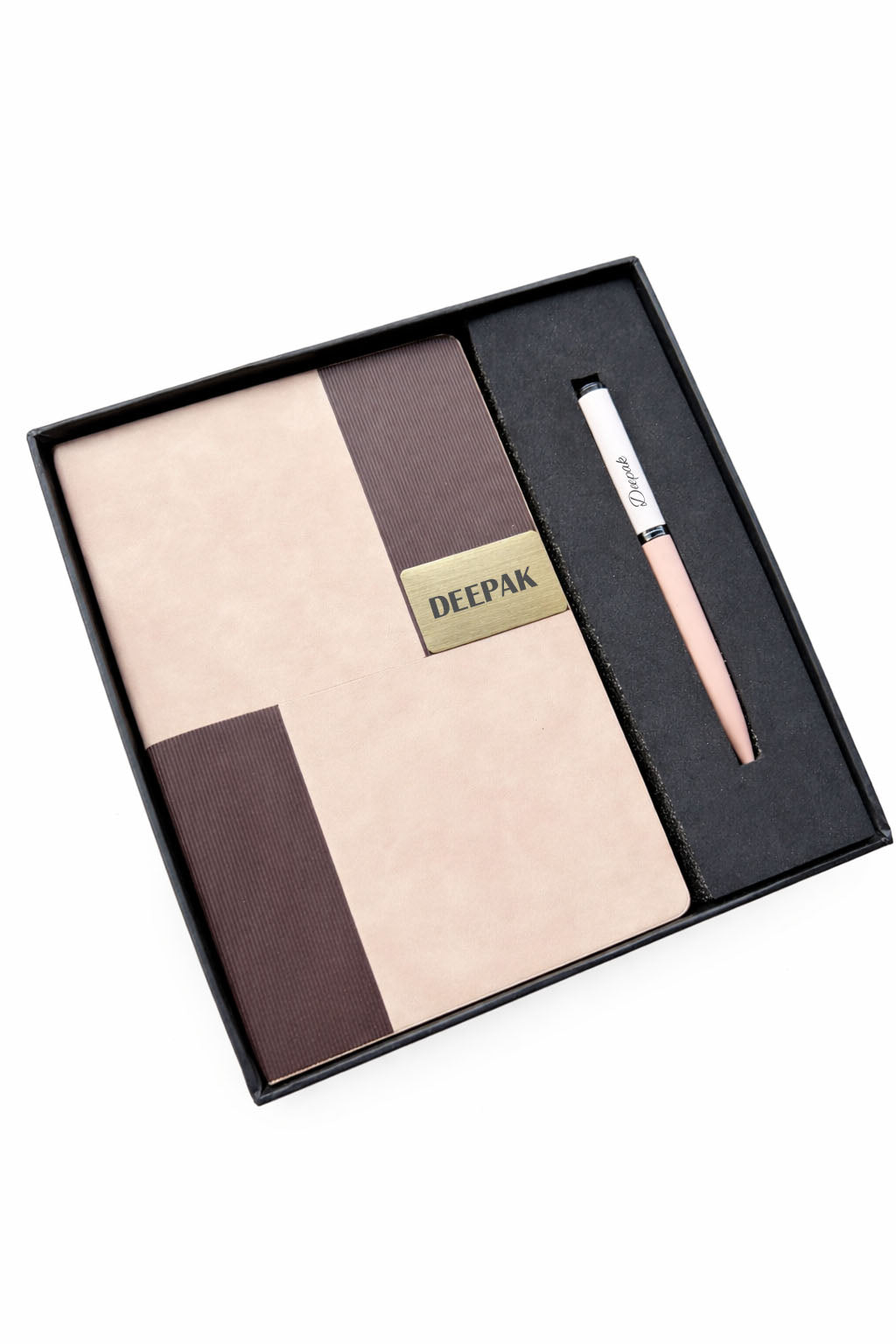 Customized  Vetrex Pro Diary +Classic Dual Shade Pen-AS-Brown