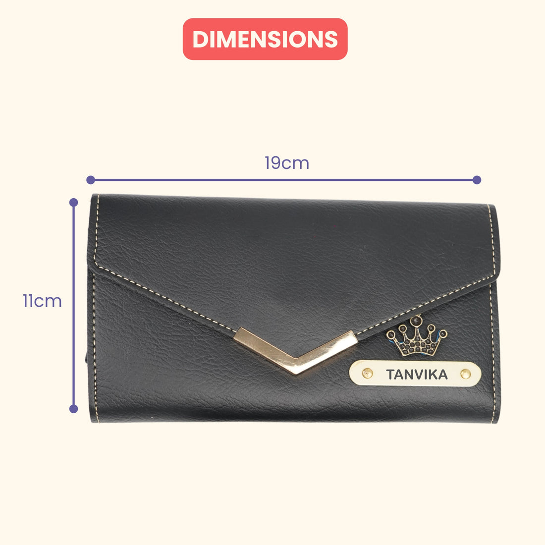 Nexon Stylish Lady Wallet - Black