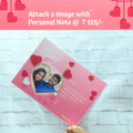 Share memories with your loved ones, Pen down your feelings and thoughts in this personal note and remember your special moments with a polaroid pic.