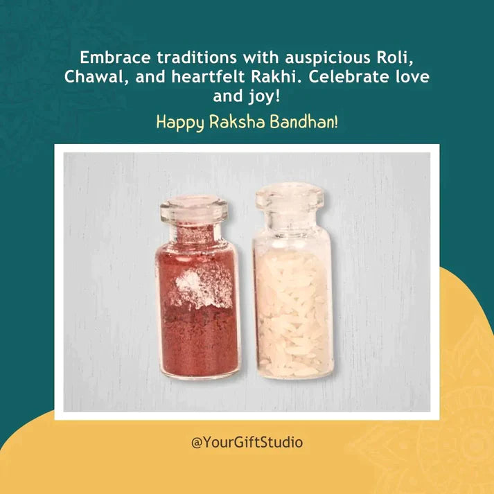 embrace tradition of chawal and rakhi