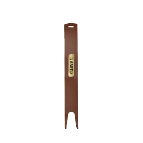 Embrace the Joy of Reading: Delight in the Simple yet Elegant Design of the Leather Bookmark.