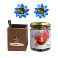 almonds jar 125 g festive gift