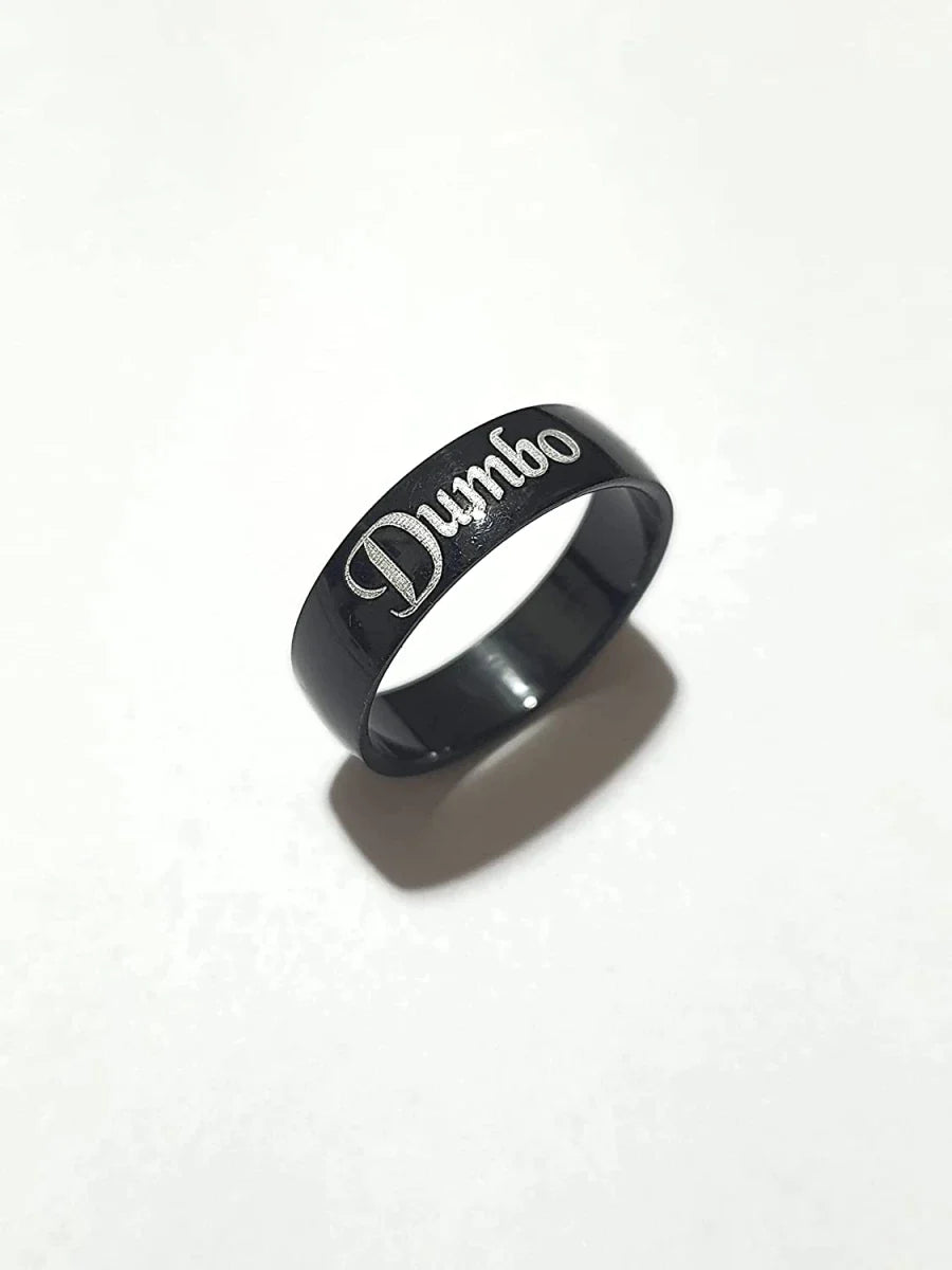 Surprise your boyfriend with this cute personalised ring to mark your bond