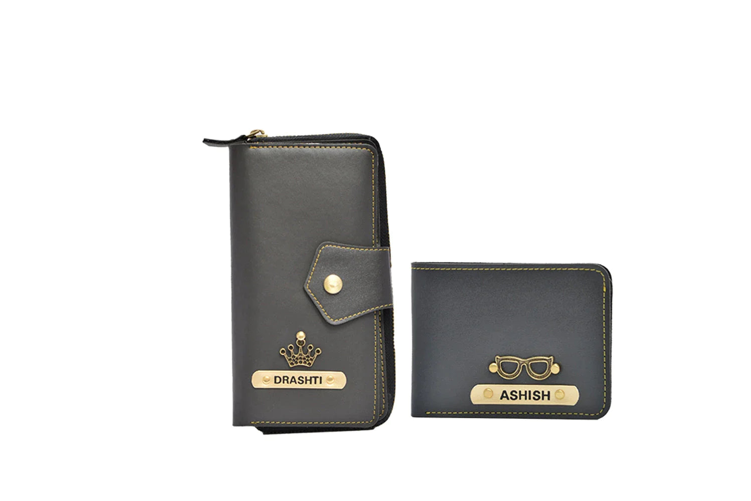 Stay organized and stylish with our personalized vegan leather card wallet, available in a range of colors.