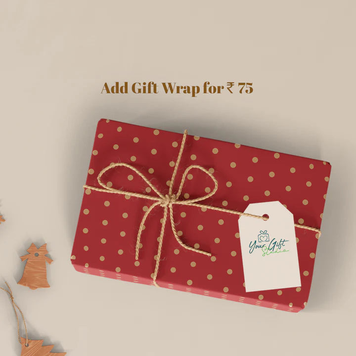 Add a gift wrap to make your personalized gift more exciting and appealing.