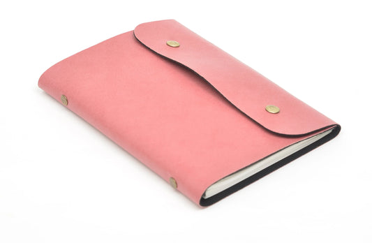 Keep your notes and schedule organized with our custom leather buttoned diary. With multiple compartments and a sleek design, it's the perfect way to stay on top of your busy schedule.