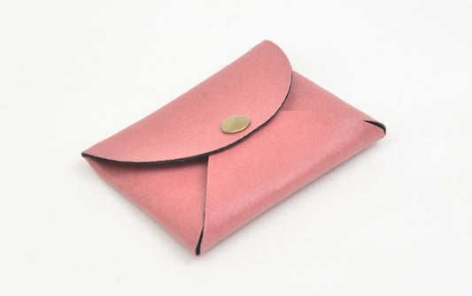 Classy Leather Customized Business-Visitng Card Holder (Peach)