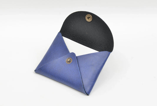Classy Leather Customized Business-Visitng Card Holder (Royal Blue)