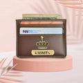 Stay organized and stylish with our personalized unisex card wallet made with premium vegan leather.