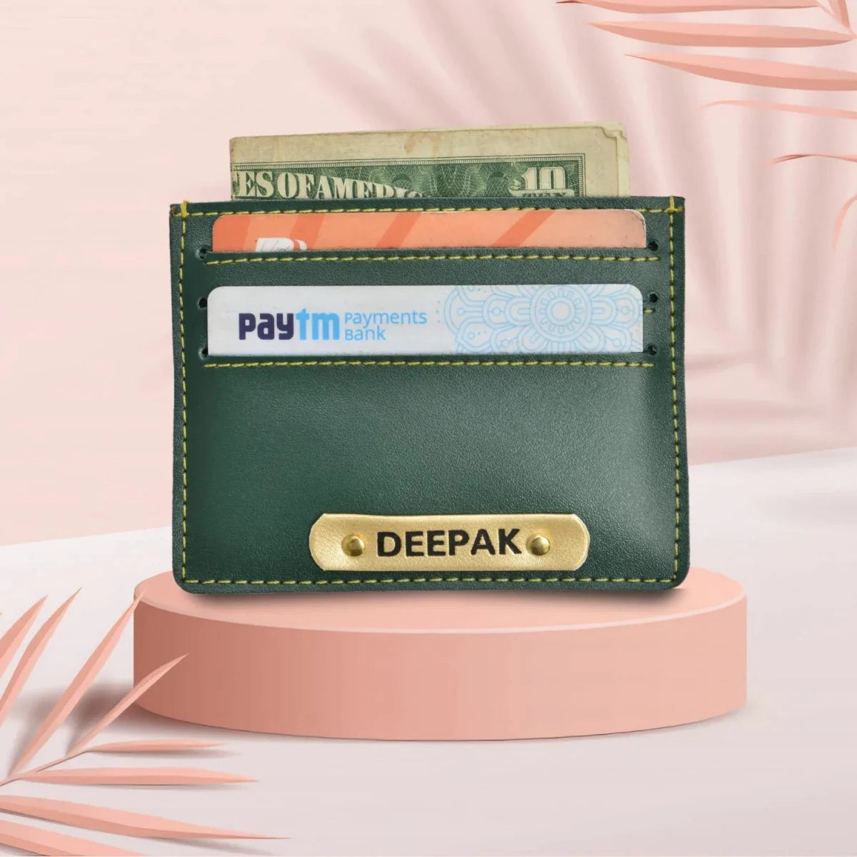 Keep your cards organized and easily accessible with our personalized unisex card wallet.
