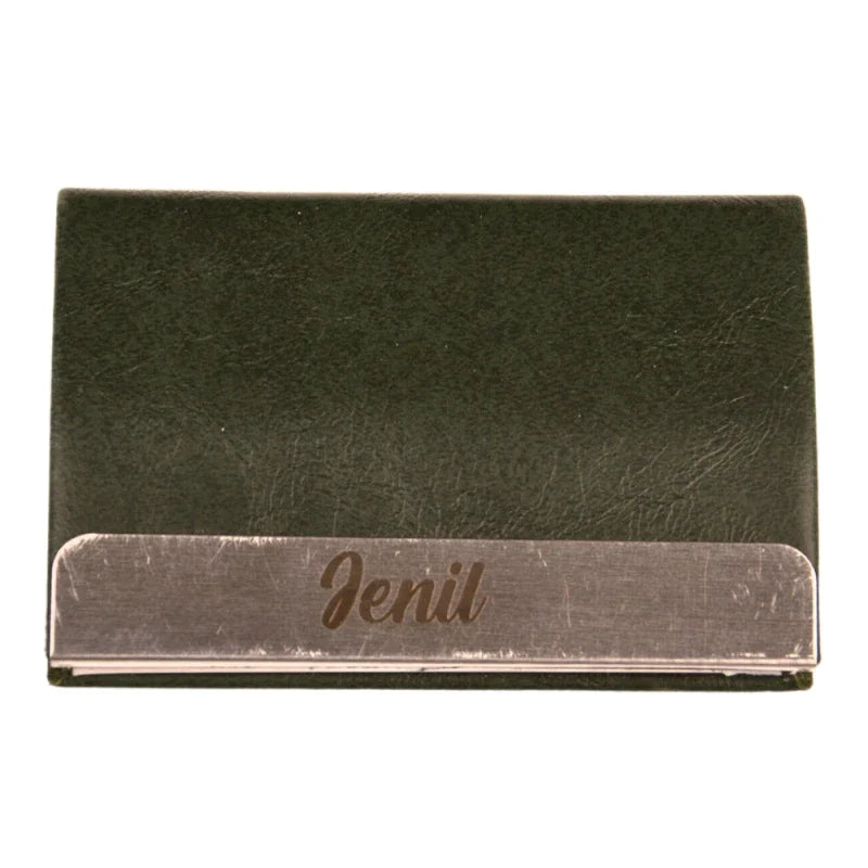 classy leather perfect card holder metal card holder