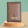 Journey in style with a customized leather passport case that complements your sophisticated travel aesthetic.