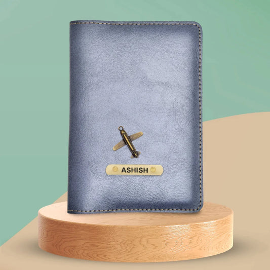 Journey in style with a customized leather passport case that complements your sophisticated travel aesthetic.