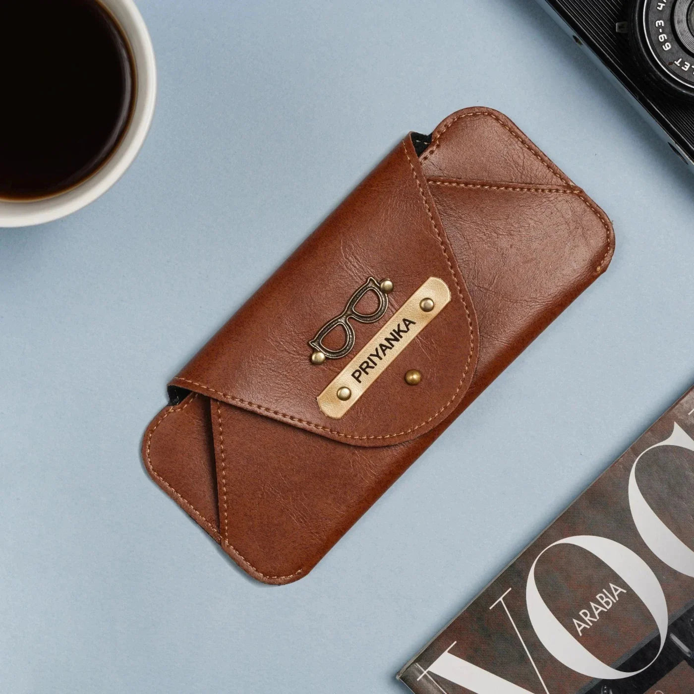 Made from premium materials, this personalized case exudes quality.