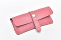 back view of customized sunglasses case- peach