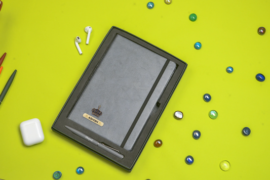"Get the job done with our high-quality and reliable diary and pen combo. A must-have for any busy professional."