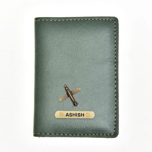 Make a stylish statement at the airport with a custom-made classy leather passport case.