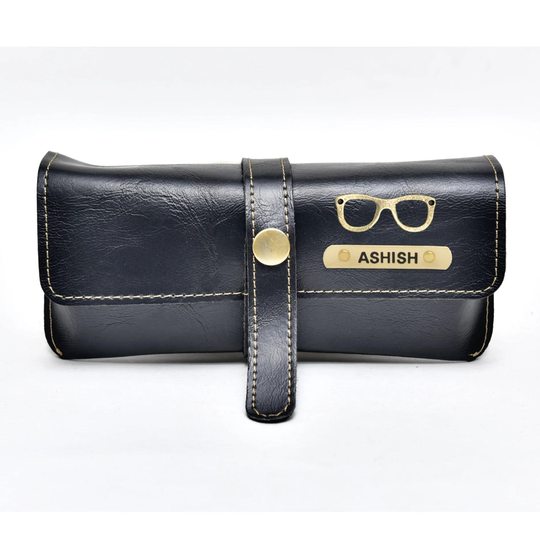 Our eyewear case features a sturdy zipper and soft lining to ensure your glasses stay safe and secure.