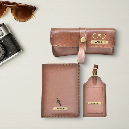 Make a statement with this luxurious and customizable combo, featuring fine leather craftsmanship and a sleek design.