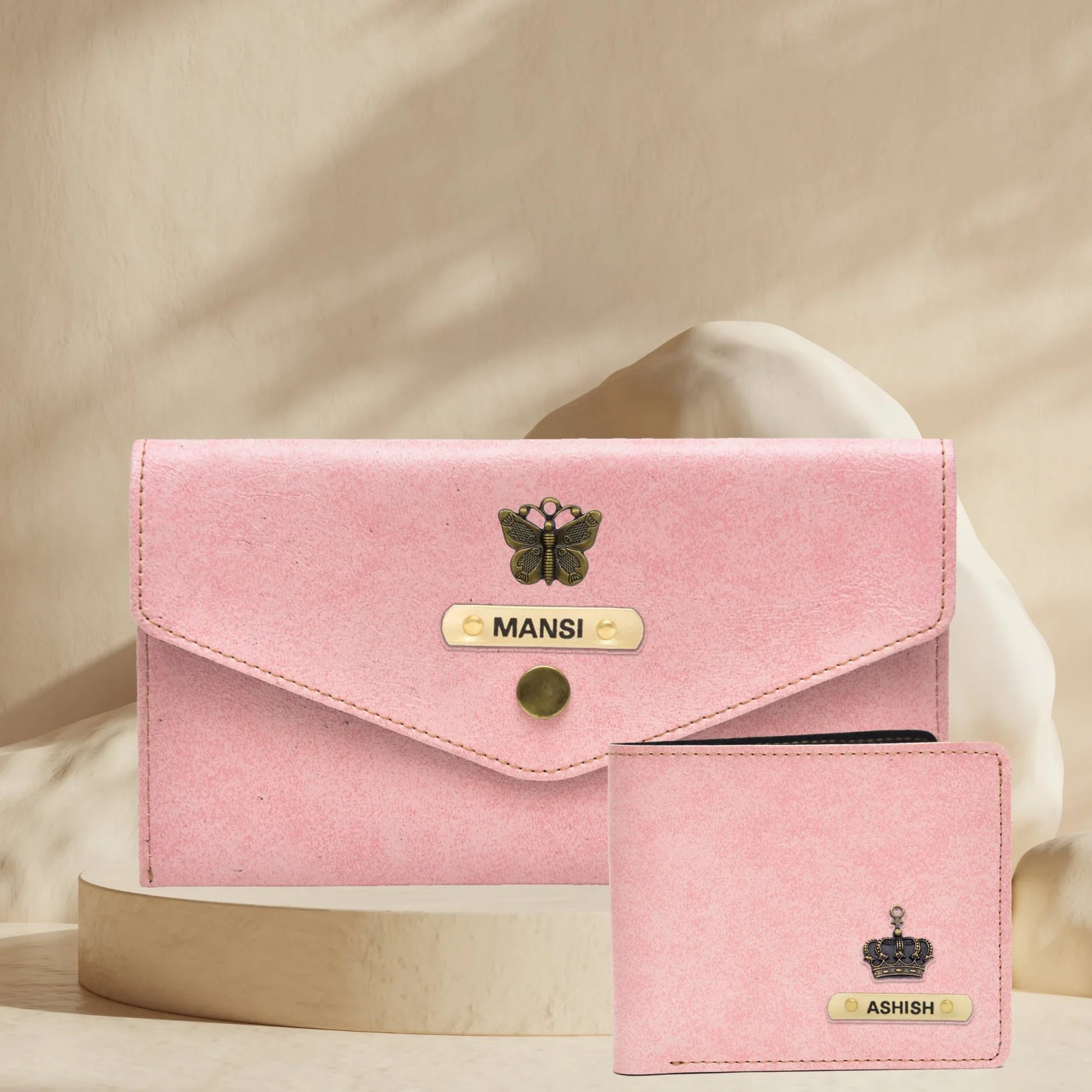 Classy Minimal Clutch Classy Men's Wallet Couple Gifts Pink