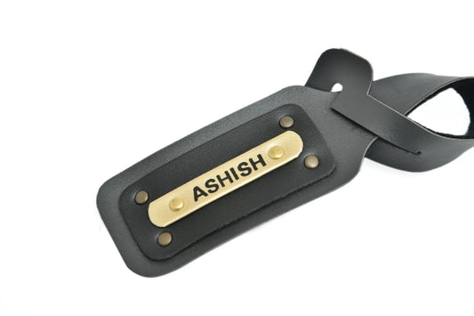 Add a Touch of Class to Your Luggage with the Sophisticated Customized Luggage Tag.